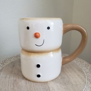 NWT Marshmallow Snowman mug